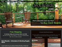 Tablet Screenshot of deck-boards.com